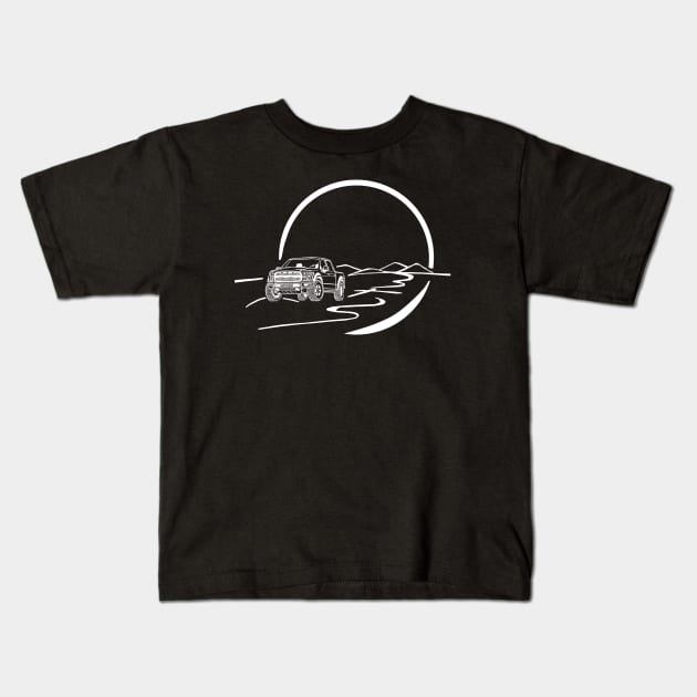 Ford F150 offroad Kids T-Shirt by Aurealis